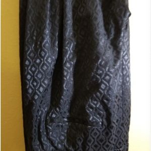 Black Pattern Pants